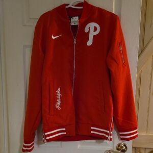 Phillies Nike Red Full-Zip Jacket